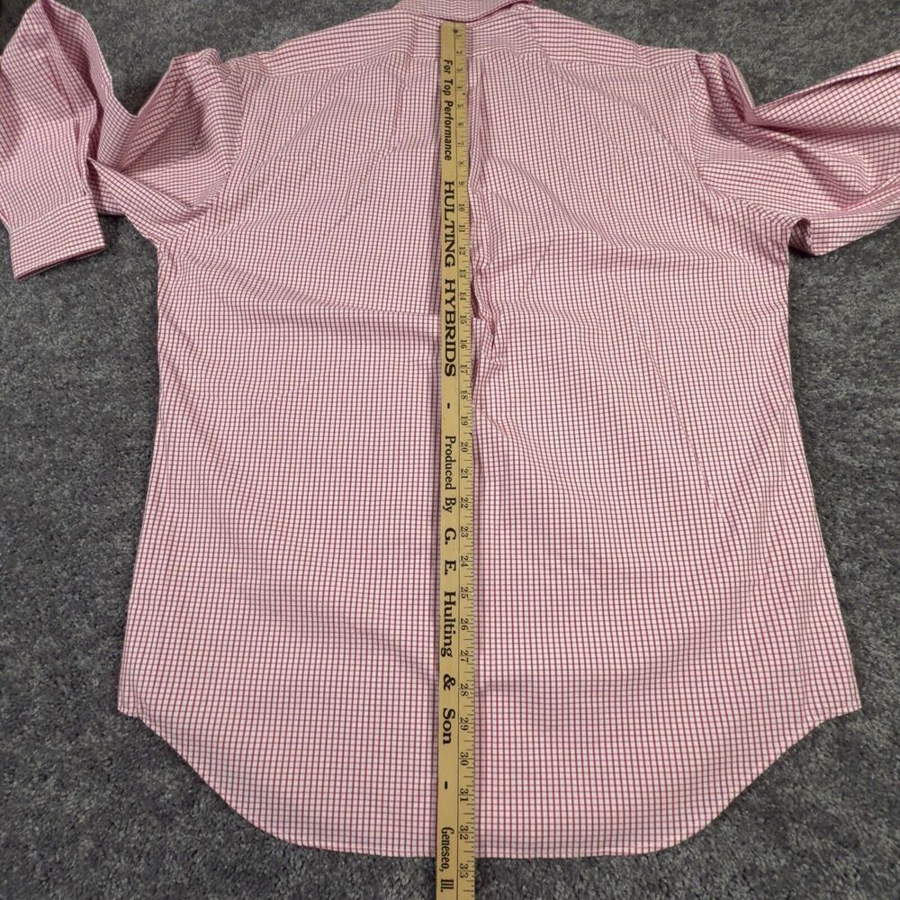 Polo Ralph Lauren L/S Oxford Button Front Shirt Men's M Red Gingham Check *READ* - Picture 7 of 7